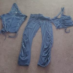 Vintage JLo three-piece velour sweatsuit